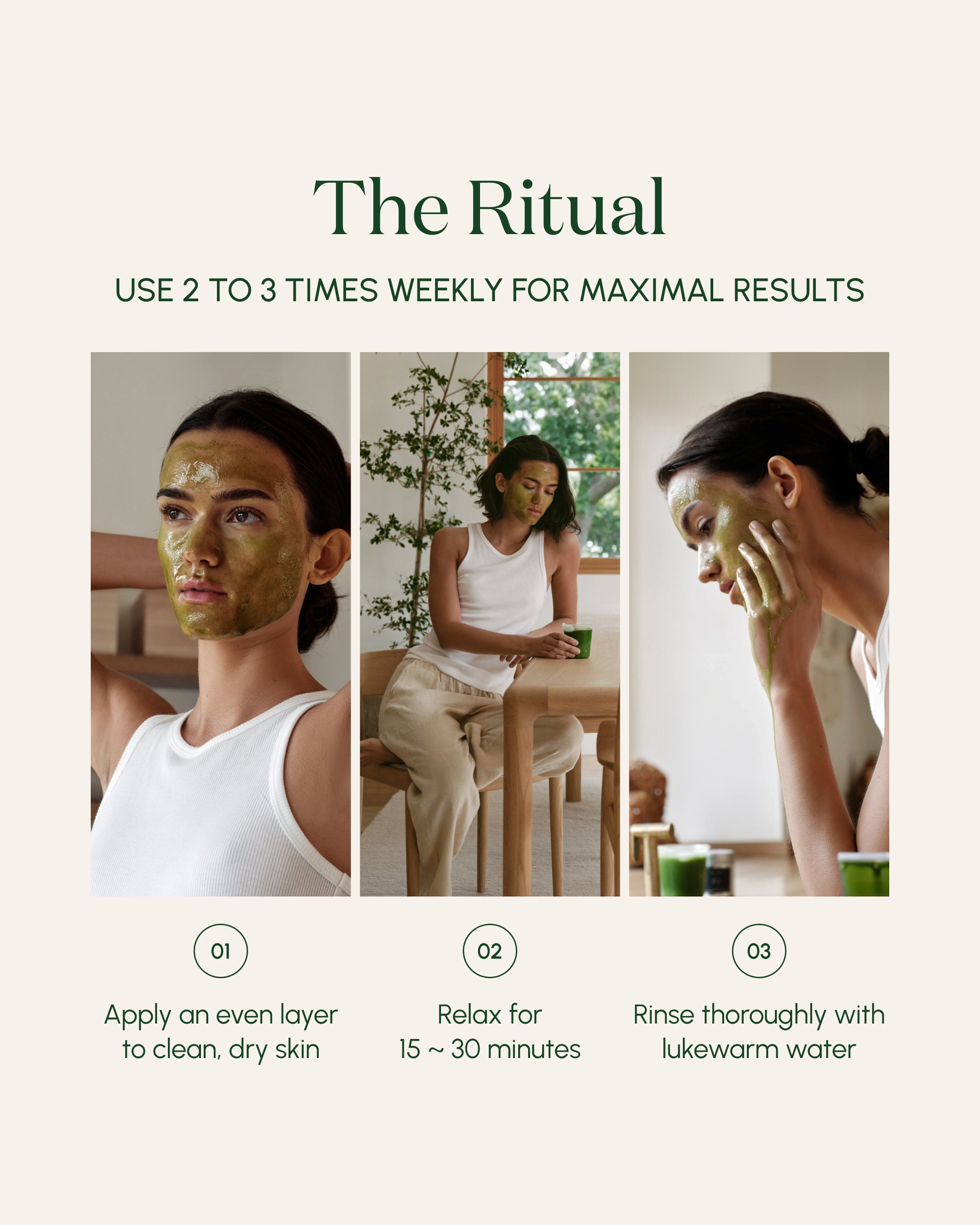 The Ceremony Matcha Mask