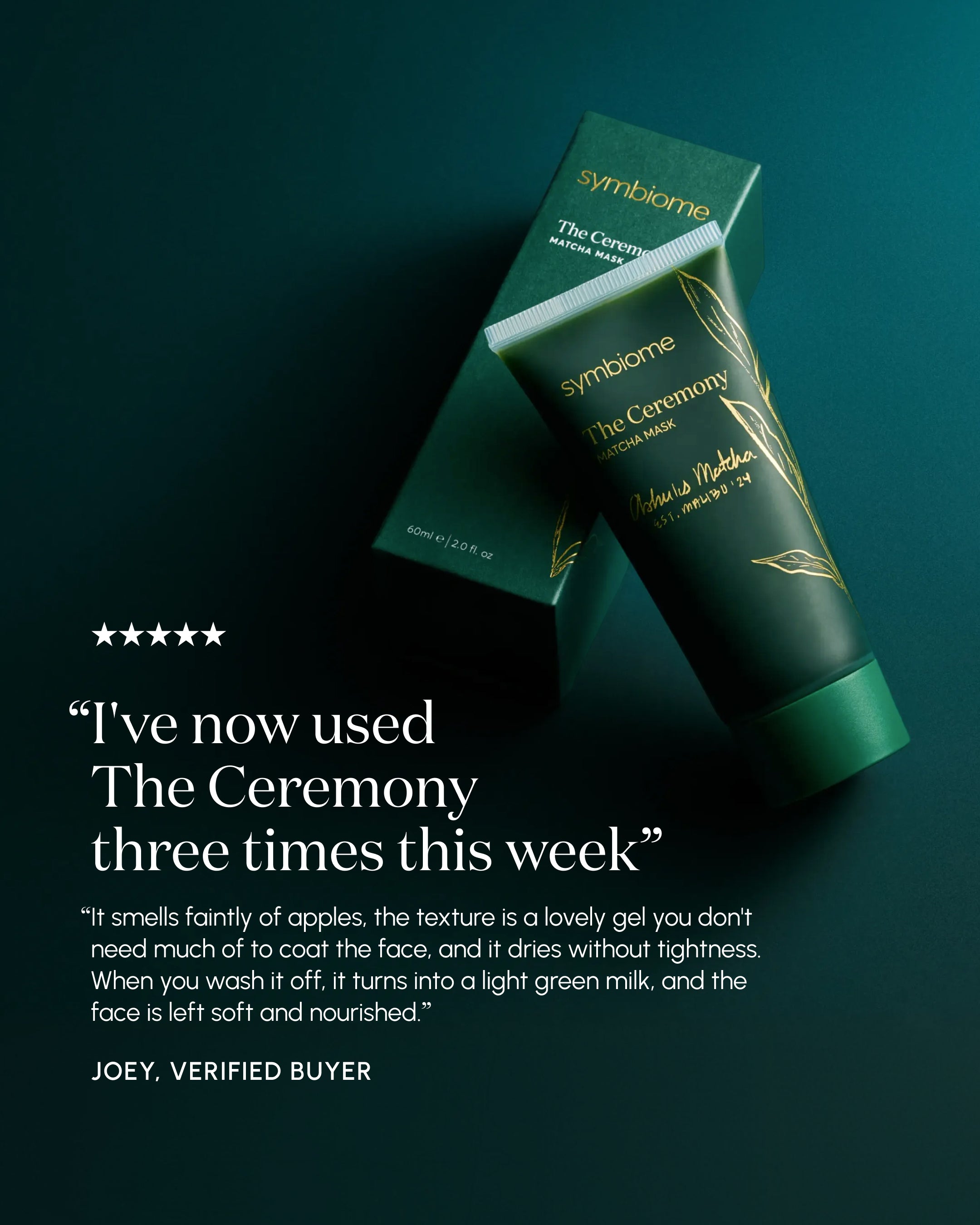 The Ceremony Matcha Mask