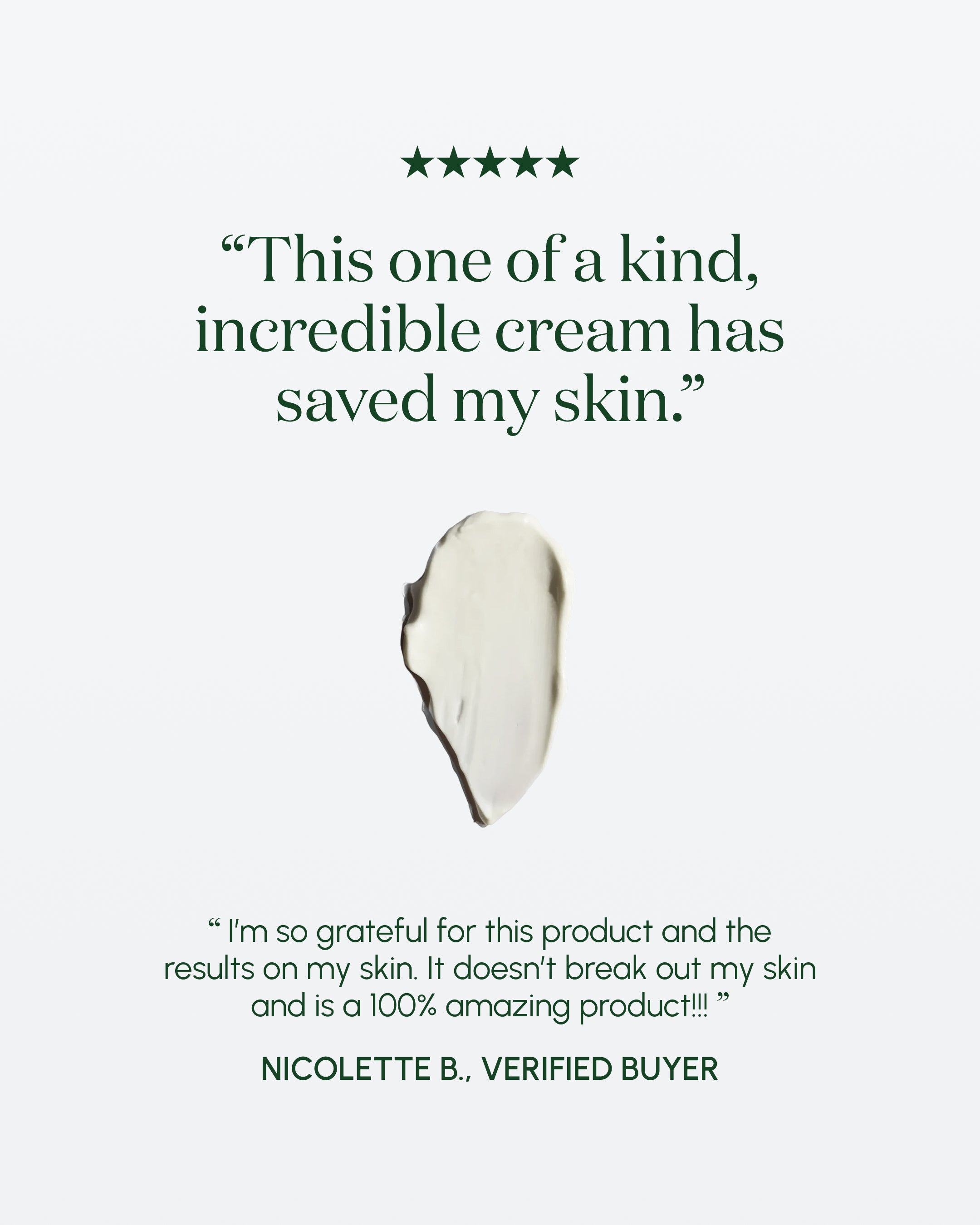 The One Restorative Cream